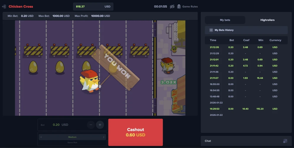 Chicken Cross demo